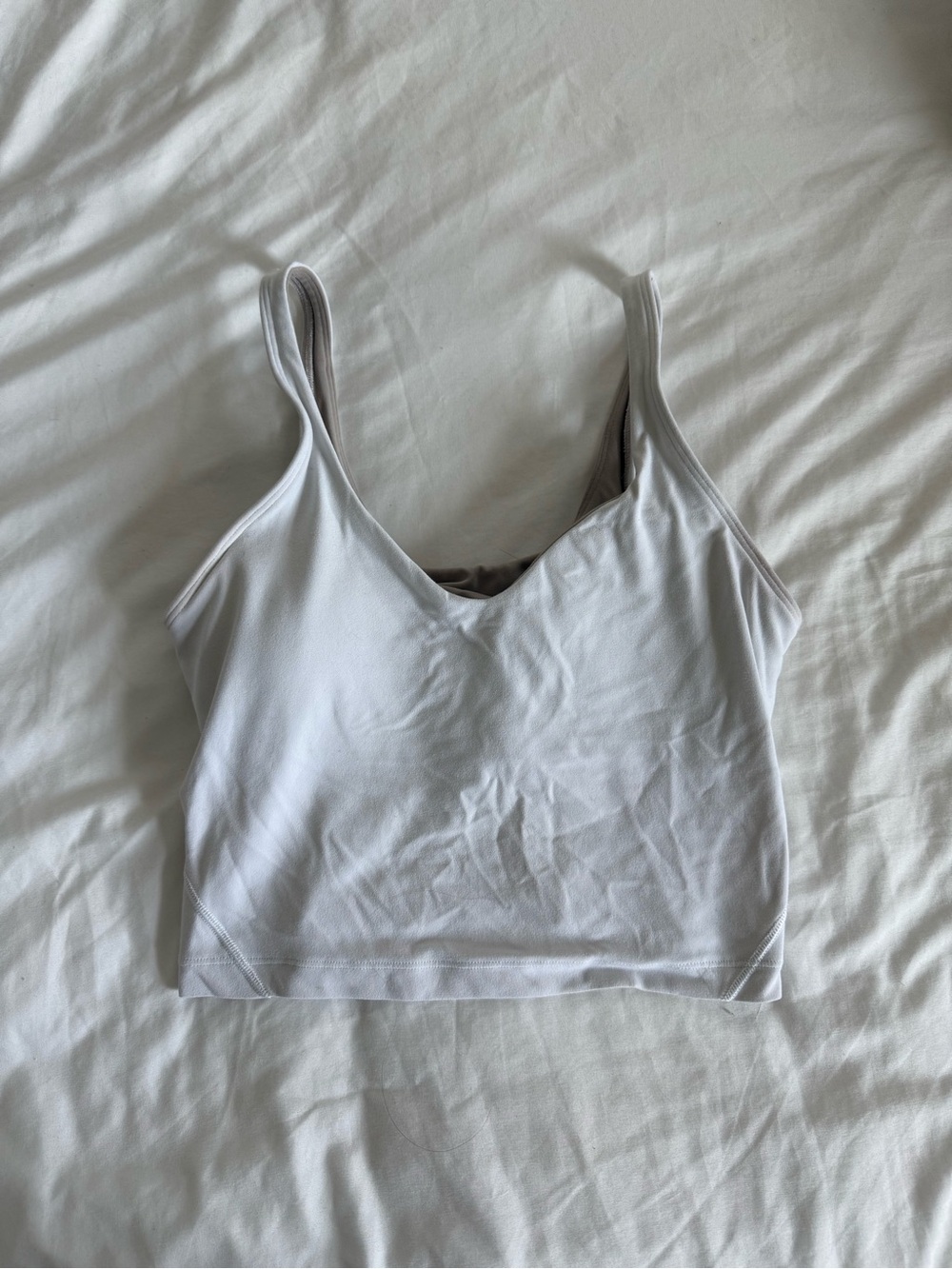lululemon athletica White align Crop Tank
